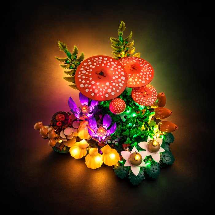 Light Kit Compatible with LEGO® Woodland Mushrooms Set 11505