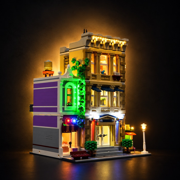 Light Kit Compatible with LEGO® Police Station Set 10278