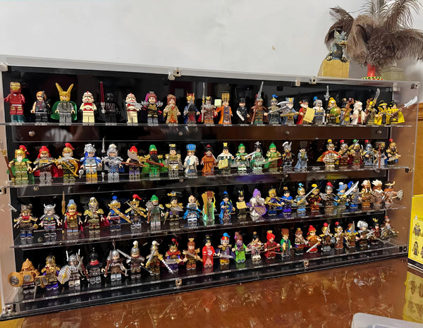 92 LEGO® Minifigures Wall Display Case