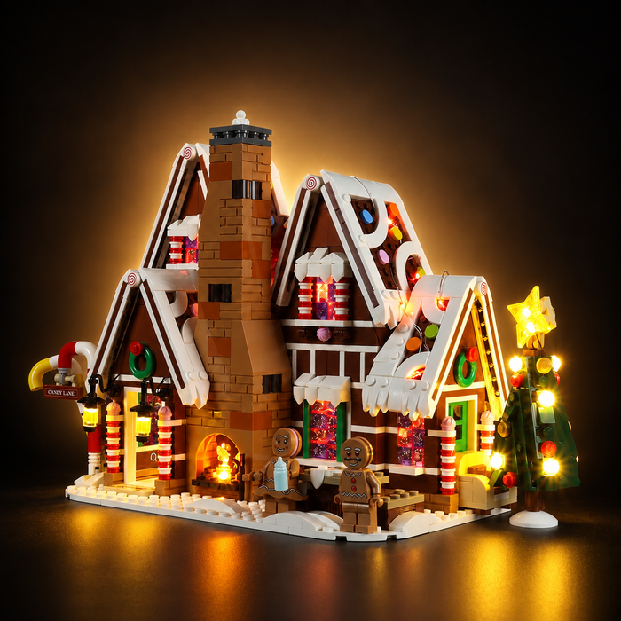 Light Kit Compatible with LEGO® Gingerbread House Set 10267