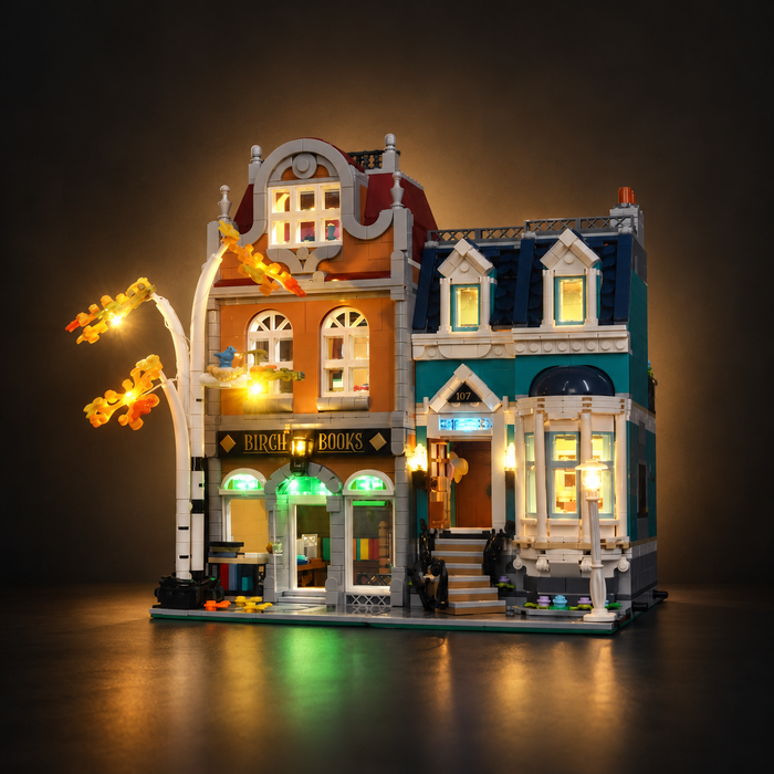 Light Kit Compatible with LEGO® Bookshop Set 10270