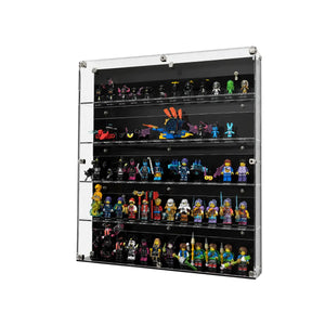 60 LEGO® Minifigures Wall Display Case