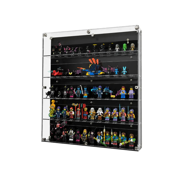 60 LEGO® Minifigures Wall Display Case