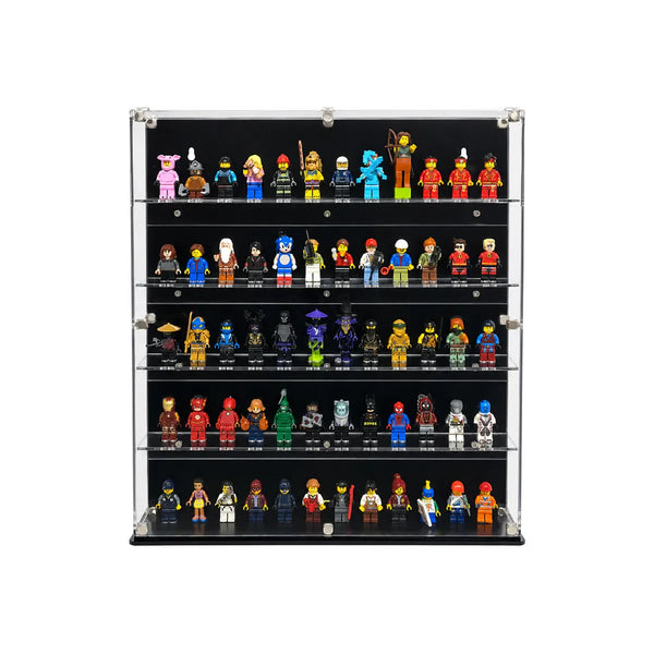 60 LEGO® Minifigures Wall Display Case