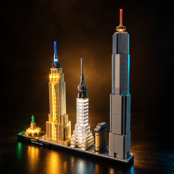 Light Kit Compatible with LEGO® New York City Set 21028