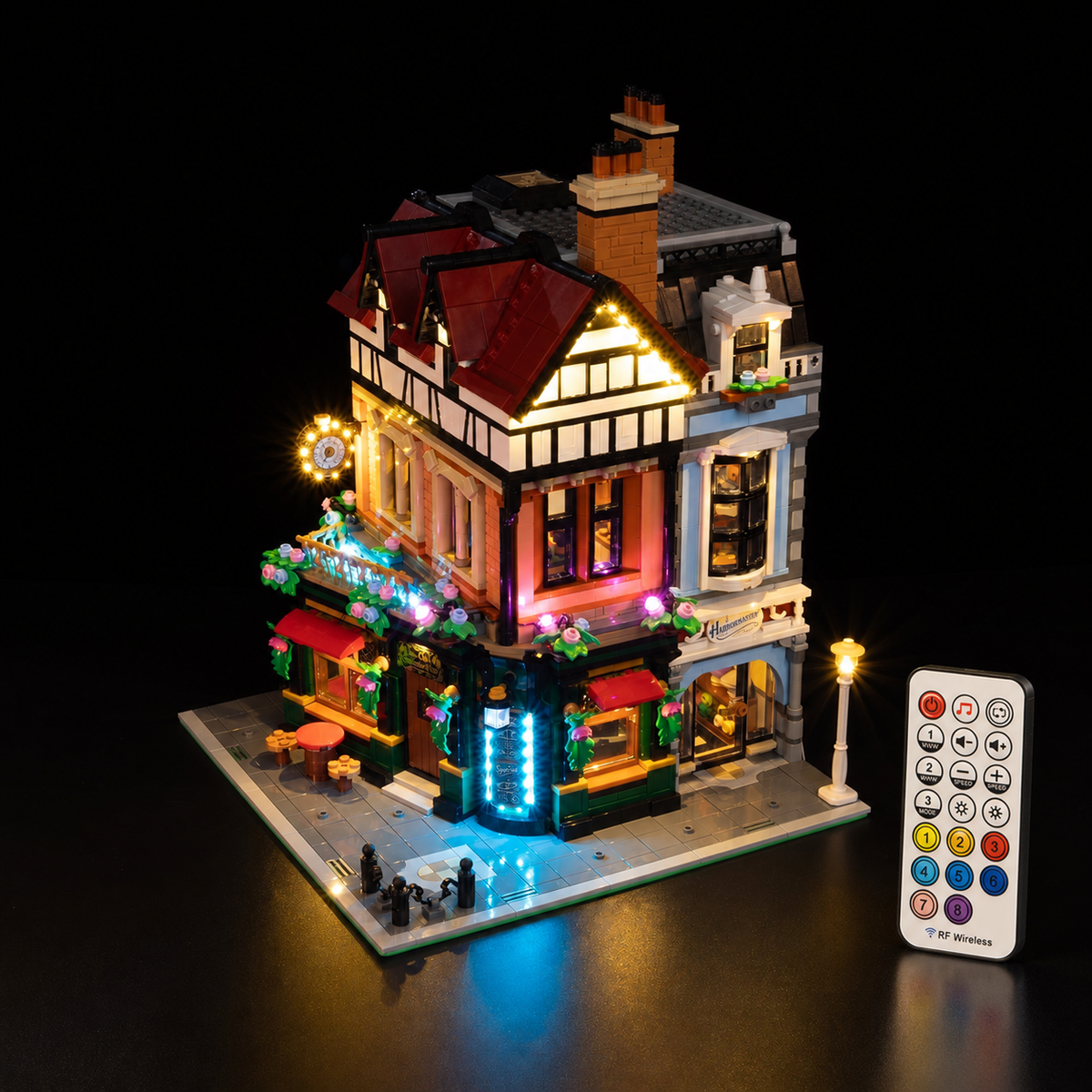 Light Kit Compatible with LEGO® Tudor Corner Set 10350