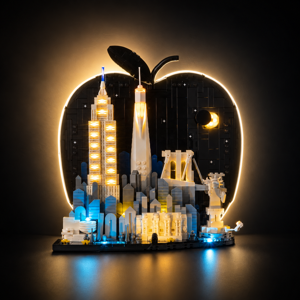 Light Kit Compatible with LEGO® New York, New York Set 21066