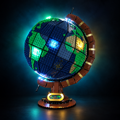 Light Kit Compatible with LEGO® The Globe Set 21332