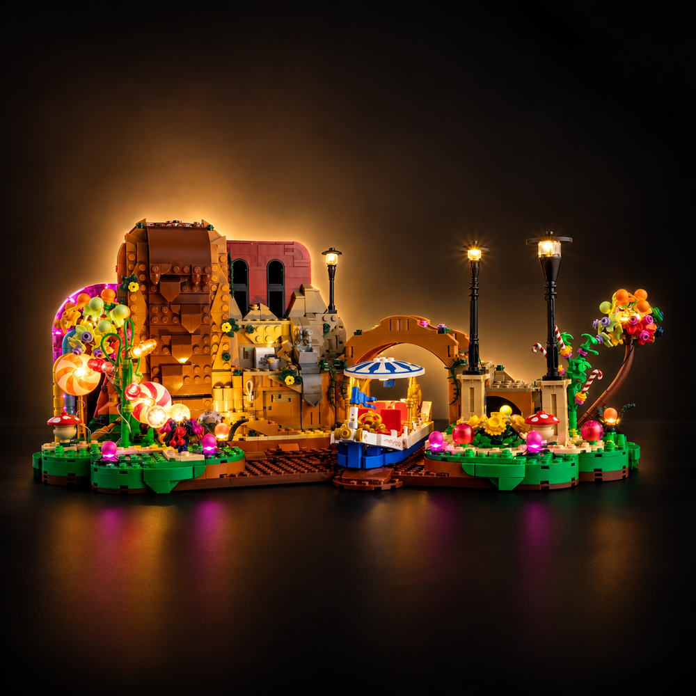 Light Kit Compatible with LEGO® Willy Wonka & the Chocolate Factory Set 21360