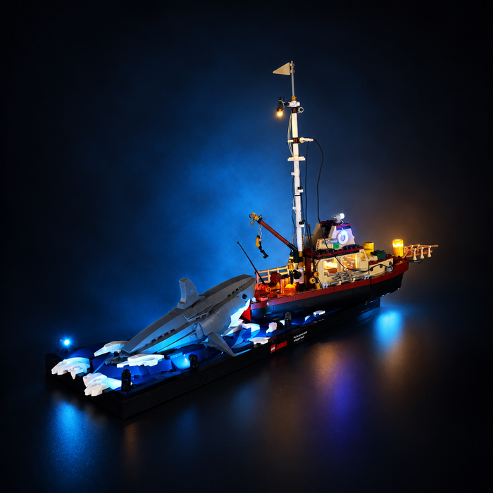 Light Kit Compatible with LEGO® Jaws Set 21350