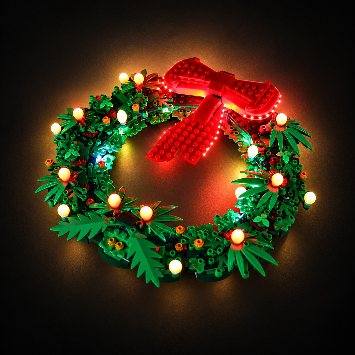 Light Kit Compatible with LEGO® Christmas Wreath Set 40426