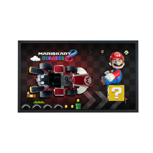 Wall Display Frame for LEGO® Super Mario™ Mario Kart™ – Mario & Standard Kart 72037 | Luigi & Mach 8 72050