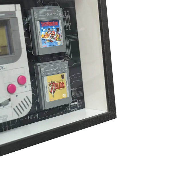 Wall-Mount Display Frame for LEGO® Game Boy Console & Cartridges 72046