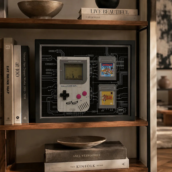 Wall-Mount Display Frame for LEGO® Game Boy Console & Cartridges 72046