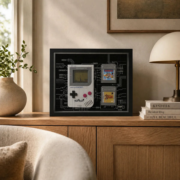 Wall-Mount Display Frame for LEGO® Game Boy Console & Cartridges 72046