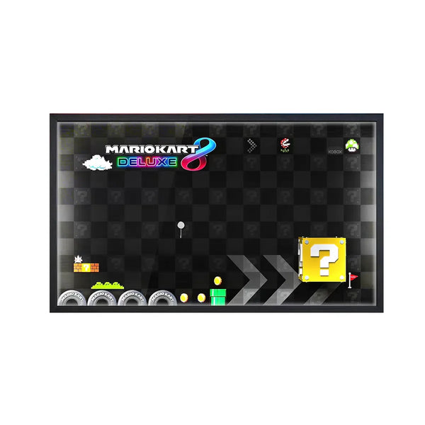 Wall Display Frame for LEGO® Super Mario™ Mario Kart™ – Mario & Standard Kart 72037 | Luigi & Mach 8 72050