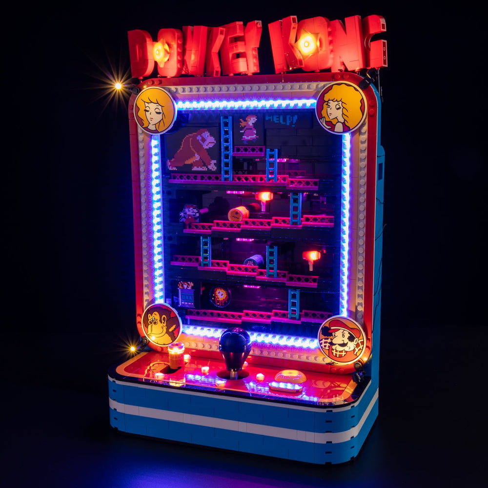 Light Kit For LEGO® Donkey Kong Arcade Set 72051 - brkox