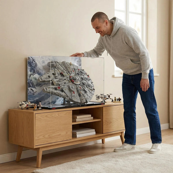 Acrylic Display Case Compatible with LEGO® Star Wars™ Millennium Falcon 75192