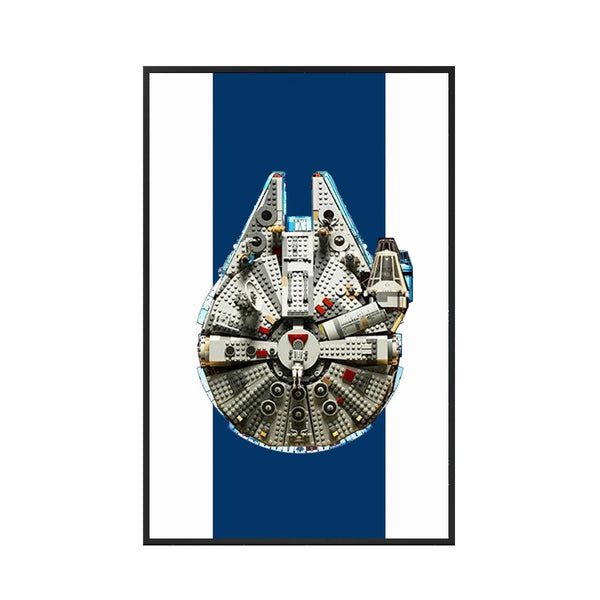 Wall Display Frame for LEGO® Star Wars™ Millennium Falcon 75257 | Cosmic Charm