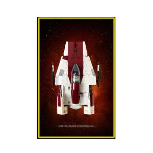 Wall Display Frame for LEGO® Star Wars™ A-wing Starfighter™ 75275