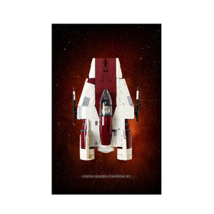 Wall Display Frame for LEGO® Star Wars™ A-wing Starfighter™ 75275