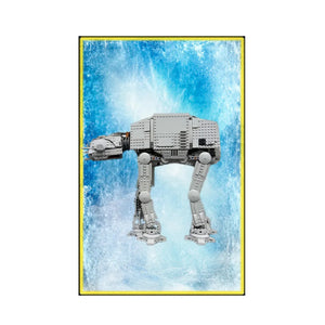 Wall Display Frame for LEGO® Star Wars™ AT-AT Walker 75288 | Frost Veil
