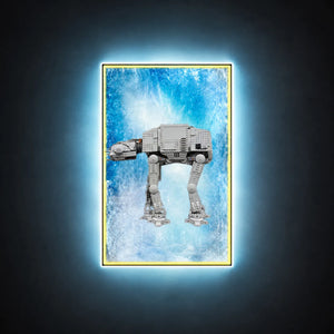 Wall Display Frame for LEGO® Star Wars™ AT-AT Walker 75288 | Frost Veil