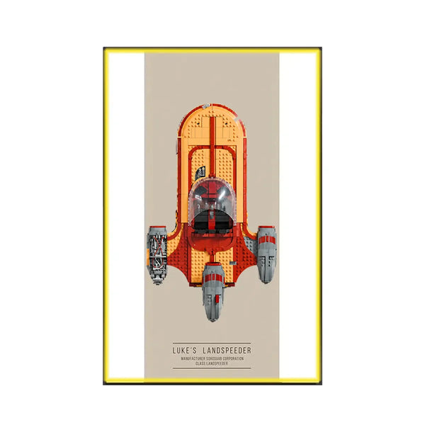 Premium Frame for LEGO® Star Wars Luke Skywalker’s Speeder 75341