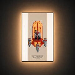 Premium Frame for LEGO® Star Wars Luke Skywalker’s Speeder 75341
