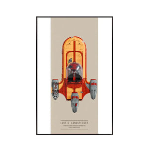 Premium Frame for LEGO® Star Wars Luke Skywalker’s Speeder 75341