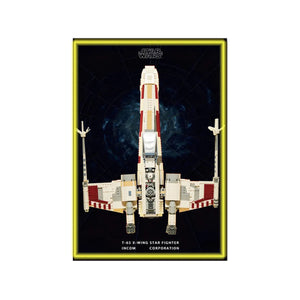 Wall Display Frame Compatible with LEGO® Star Wars™ X-Wing Starfighter™ 75355