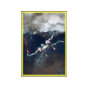 Wall Display Frame Compatible with LEGO® Star Wars™ X-Wing Starfighter™ 75355 Style E