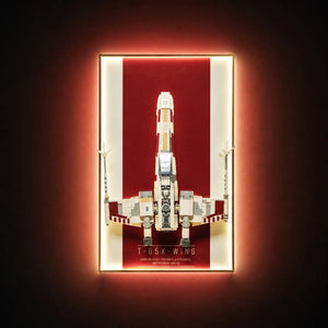 Wall Display Frame for LEGO® Star Wars™ X-Wing Starfighter™ 75355