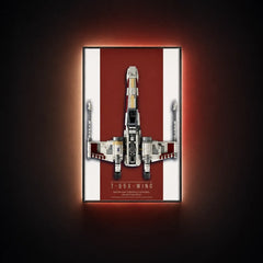 Wall Display Frame for LEGO® Star Wars™ X-Wing Starfighter™ 75355