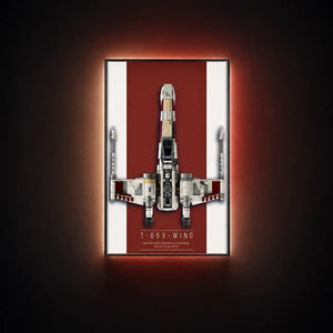 Wall Display Frame for LEGO® Star Wars™ X-Wing Starfighter™ 75355