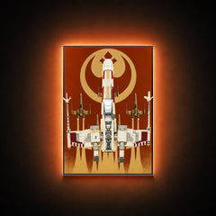 Wall Display Frame for LEGO® Star Wars™ X-Wing Starfighter™ 75355