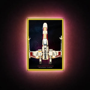 Wall Display Frame for LEGO® Star Wars™ X-Wing Starfighter™ 75355