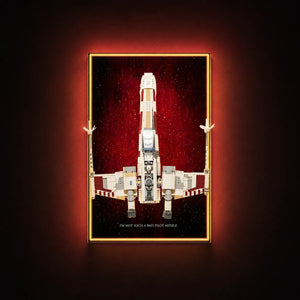 Wall Display Frame for LEGO® Star Wars™ X-Wing Starfighter™ 75355 |Crimson Nebula