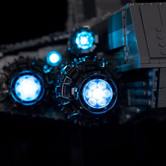 LEGO Venator-Class Republic Attack Cruiser 75367 LED light kit view 7