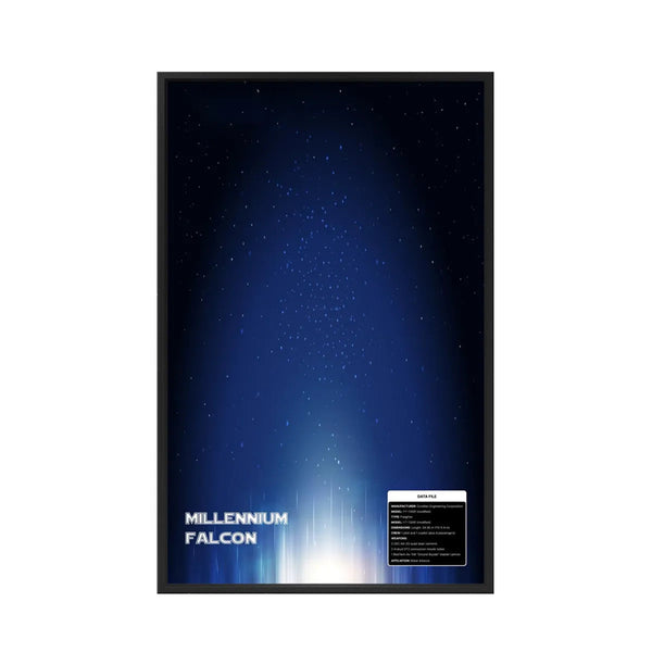 Wall Display Frame Compatible with Lego® Star Wars™ The Dark Falcon 75389 Style B