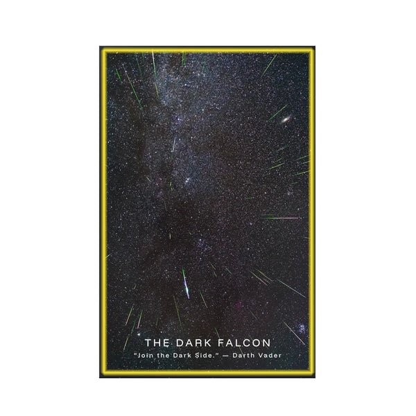 Wall Display Frame Compatible with Lego® Star Wars™ The Dark Falcon 75389 Style B