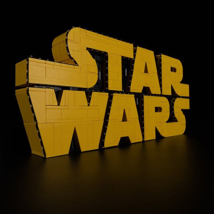 Light Kit Compatible with LEGO® Brick-Built Star Wars™ Logo Set 75407