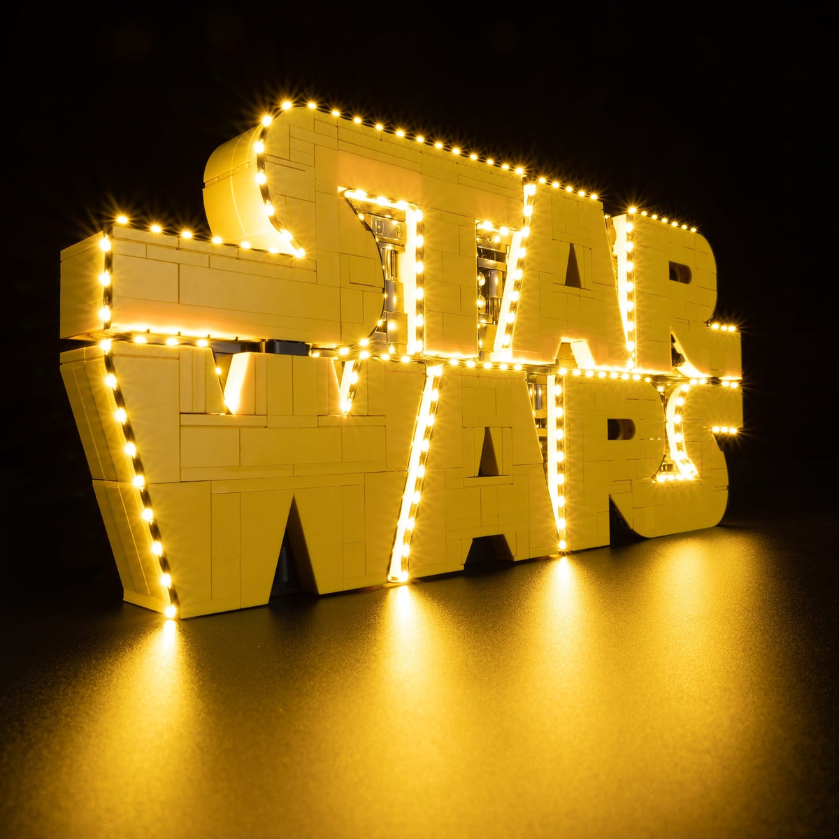Light Kit Compatible with LEGO® Brick-Built Star Wars™ Logo Set 75407