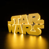 Light Kit Compatible with LEGO® Brick-Built Star Wars™ Logo Set 75407