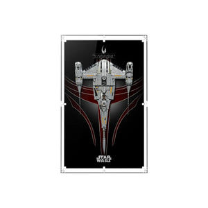 Wall Display Case for LEGO® Star Wars™ The Mandalorian N-1 Starfighter™ 75442