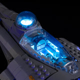 LEGO The Mandalorian's N-1 Starfighter 75442 LED light kit view 8