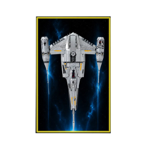 Wall Display Frame for LEGO® Star Wars™ The Mandalorian's N-1 Starfighter™ 75442