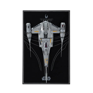 Wall Display Frame for LEGO® Star Wars™ The Mandalorian's N-1 Starfighter™ 75442