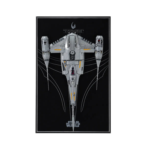 Wall Display Frame for LEGO® Star Wars™ The Mandalorian's N-1 Starfighter™ 75442