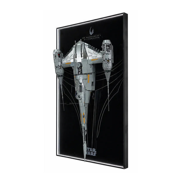 Wall Display Frame for LEGO® Star Wars™ The Mandalorian's N-1 Starfighter™ 75442